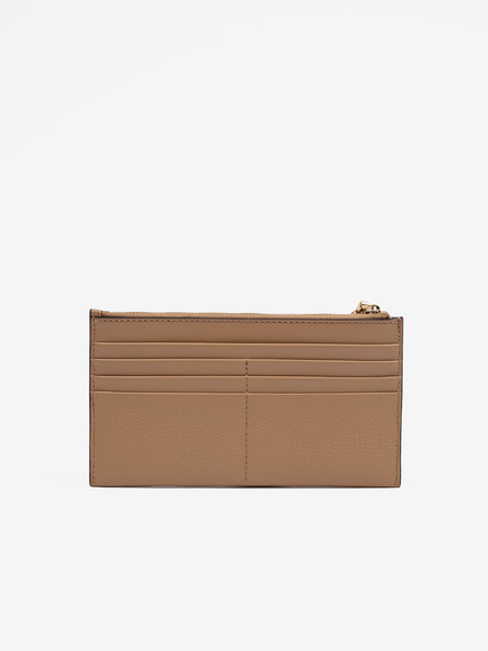 Michael Kors Hnedé dámske kožené puzdro na karty Michael Kors