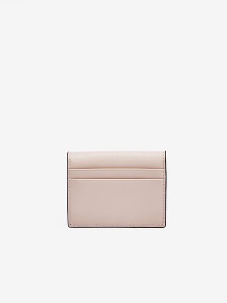 Michael Kors Svetloružové dámske kožené peňaženkové puzdro na karty Michael Kors