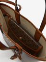 Michael Kors Tmavohnedá dámska vzorovaná taška Michael Kors XS Open Tote