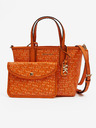 Michael Kors Oranžová dámska vzorovaná taška Michael Kors XS Open Tote