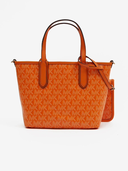 Michael Kors Oranžová dámska vzorovaná taška Michael Kors XS Open Tote