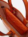 Michael Kors Oranžová dámska vzorovaná taška Michael Kors XS Open Tote