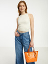 Michael Kors Oranžová dámska vzorovaná taška Michael Kors XS Open Tote
