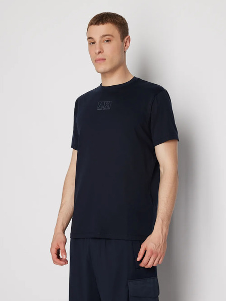 Armani Exchange Tmavomodré pánske tričko Armani Exchange