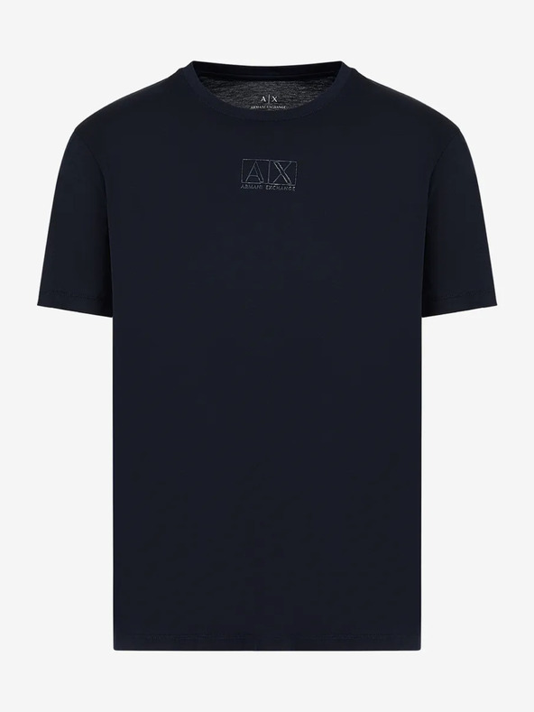 Armani Exchange Tmavomodré pánske tričko Armani Exchange