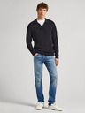 Pepe Jeans Modré pánske džínsy rovného strihu Pepe Jeans