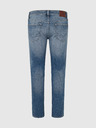 Pepe Jeans Modré pánske džínsy rovného strihu Pepe Jeans