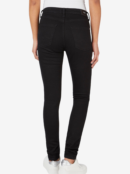 Pepe Jeans Čierne dámske slim fit džínsy Pepe Jeans