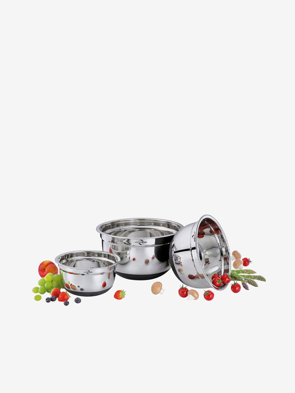 Küchenprofi Sada troch kuchynských misiek s protišmykovým dnom Küchenprofi (3ks)