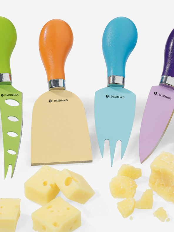 Zassenhaus Sada štyroch nožov na syr Zassenhaus