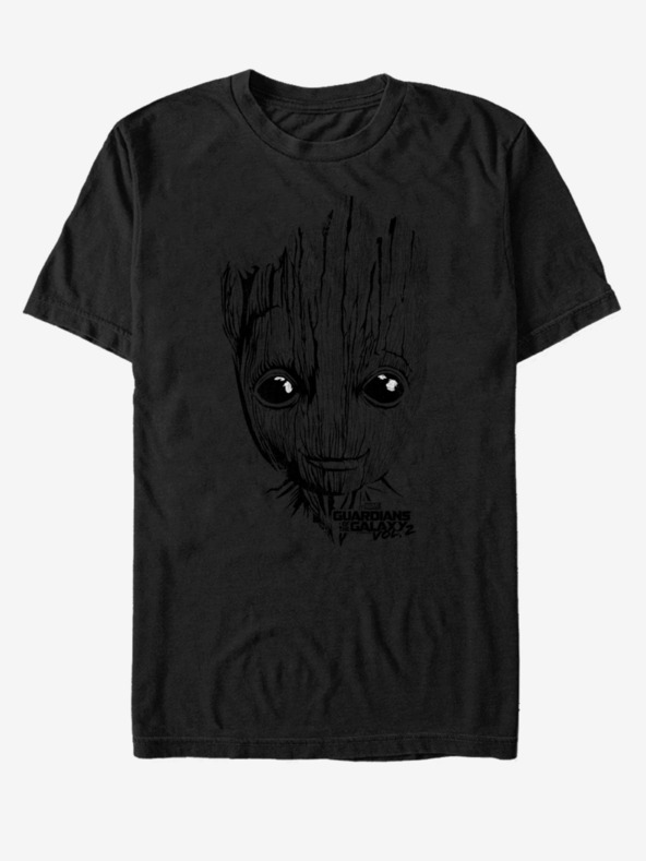 ZOOT.Fan Čierne unisex tričko Groot Guardians of the Galaxy vol. 2 ZOOT.FAN Marvel