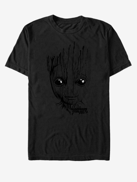 ZOOT.Fan Čierne unisex tričko Groot Guardians of the Galaxy vol. 2 ZOOT.FAN Marvel