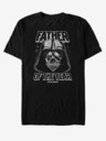 ZOOT.Fan Čierne unisex tričko ZOOT.Fan Darth Vader Otec roka