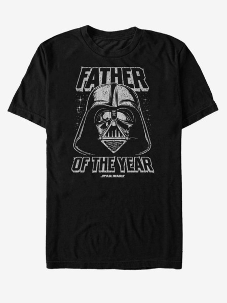 ZOOT.Fan Čierne unisex tričko ZOOT.Fan Darth Vader Otec roka