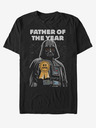 ZOOT.Fan Čierne unisex tričko ZOOT.Fan Darth Vader Otec roka
