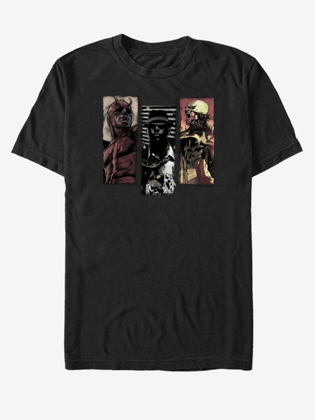 ZOOT.Fan Čierne unisex tričko Marvel Komplex Space