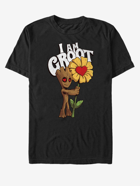 ZOOT.Fan Čierne unisex tričko I Am Groot Guardians of the Galaxy Marvel