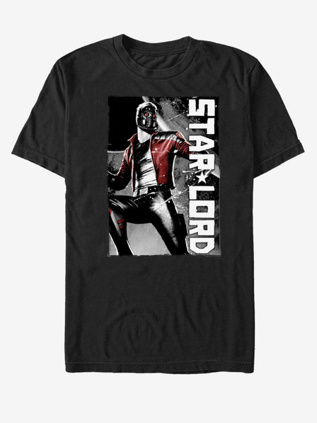 ZOOT.Fan Čierne unisex tričko Star-Lord Strážcovia Galaxie ZOOT.Fan Marvel