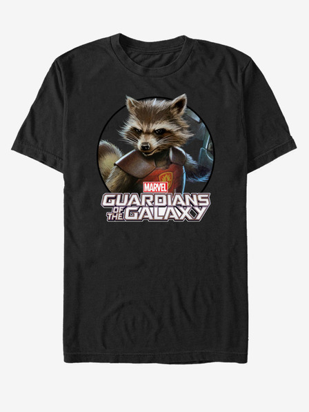 ZOOT.Fan Čierne unisex tričko Rocket Guardians of the Galaxy ZOOT.Fan Marvel