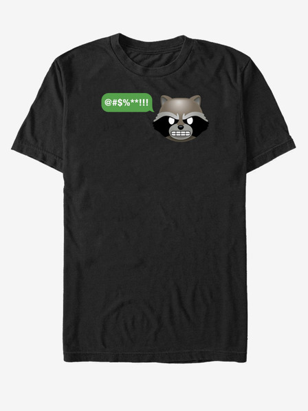 ZOOT.Fan Čierne unisex tričko Rocket Guardians of the Galaxy ZOOT.FAN Marvel