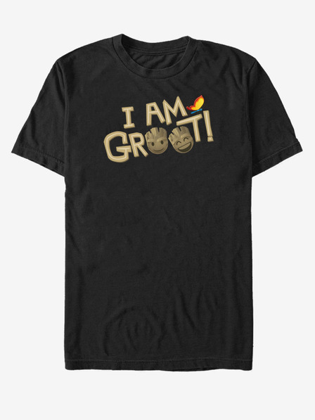 ZOOT.Fan Čierne unisex tričko I Am Groot Guardians of the Galaxy ZOOT.FAN Marvel