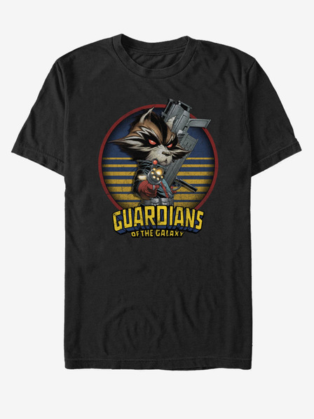 ZOOT.Fan Čierne unisex tričko Rocket Guardians of the Galaxy ZOOT.FAN Marvel