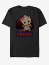 ZOOT.Fan Čierne unisex tričko I Am Groot Guardians of the Galaxy Marvel