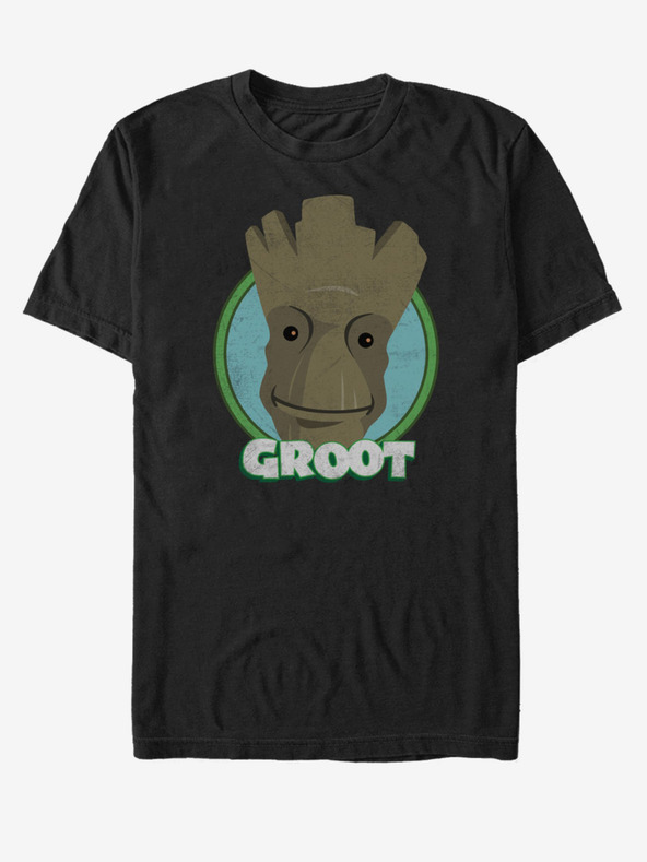 ZOOT.Fan Čierne unisex tričko Groot Guardians of the Galaxy ZOOT.FAN Marvel