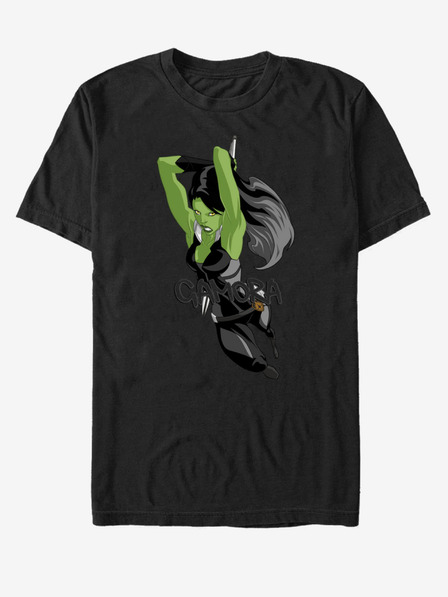 ZOOT.Fan Čierne Gamora unisex tričko Strážcovia Galaxie ZOOT.FAN Marvel