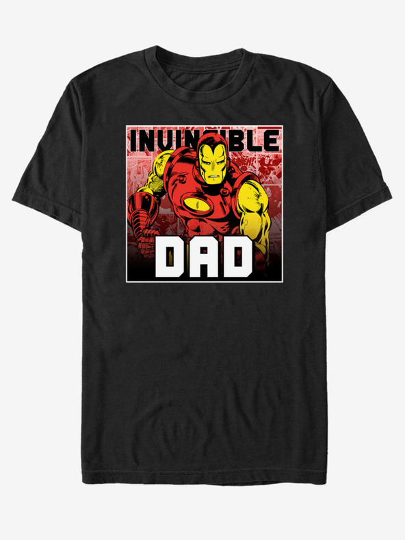 ZOOT.Fan Čierne unisex tričko ZOOT.Fan Marvel Invincible Dad