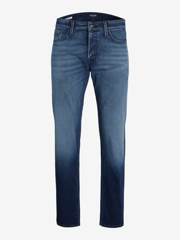 Jack & Jones Modré pánske slim fit džínsy Jack & Jones Glenn