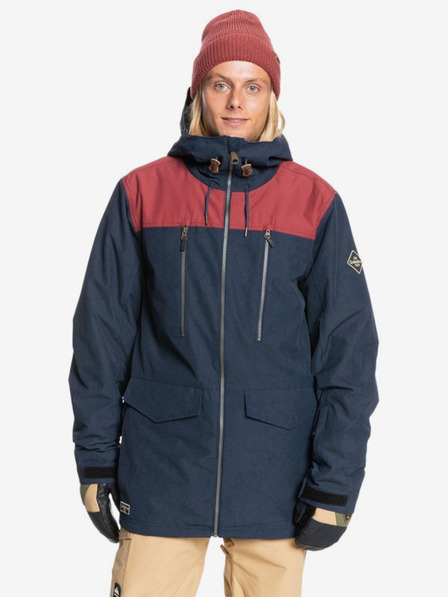 Quiksilver Tmavomodrá pánska bunda Quiksilver Fairbanks