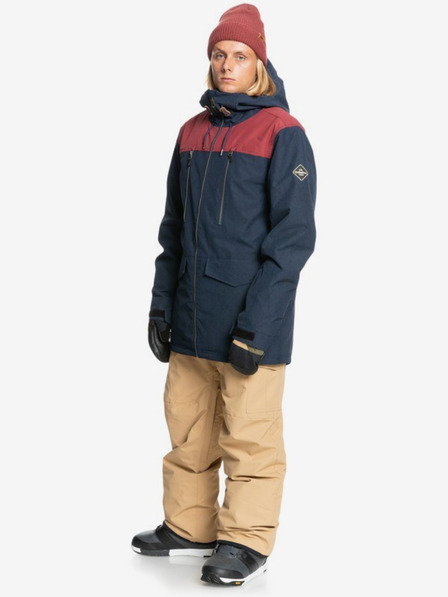 Quiksilver Tmavomodrá pánska bunda Quiksilver Fairbanks