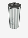 Cilio Cestovný termohrnček v striebornej farbe Celeste 355ml Cilio