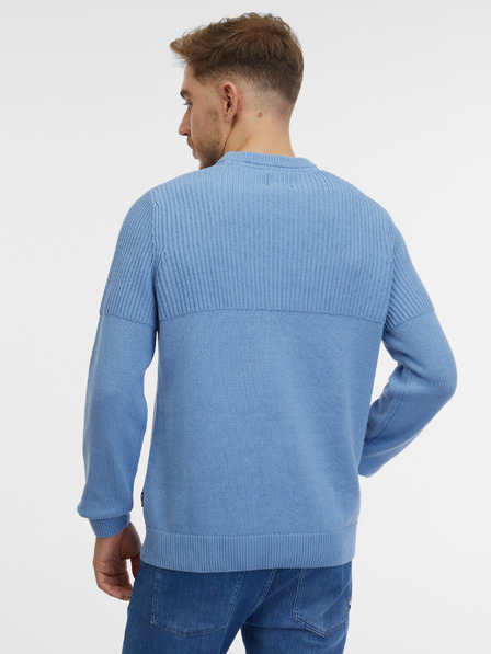ONLY & SONS Modrý pánsky sveter ONLY & SONS Al