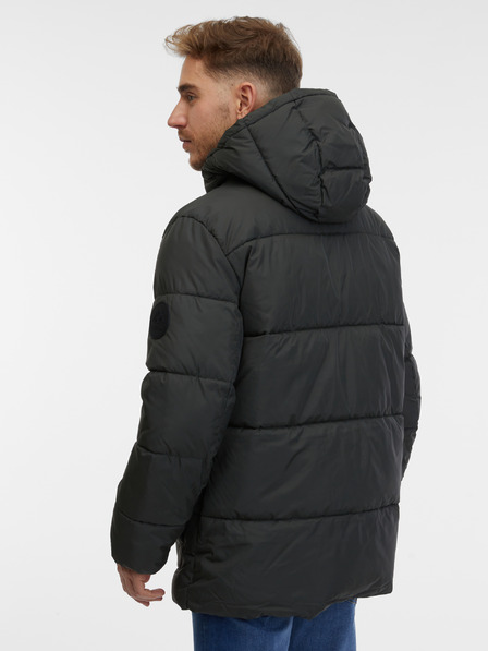 ONLY & SONS Čierna pánska prešívaná bunda ONLY & SONS Arwin