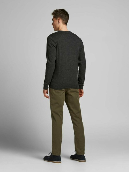 Jack & Jones Tmavosivý základný sveter Jack & Jones Basic
