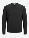 Jack & Jones Tmavosivý základný sveter Jack & Jones Basic