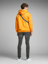 Jack & Jones Šedé pánske džínsy Jack & Jones Liam skinny