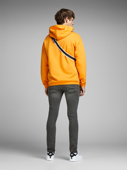 Jack & Jones Šedé pánske džínsy Jack & Jones Liam skinny
