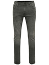 Jack & Jones Šedé pánske džínsy Jack & Jones Liam skinny