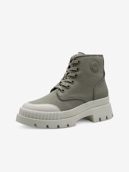 Tamaris Khaki dámske členkové topánky Tamaris
