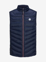 Jack & Jones Tmavomodrá pánska prešívaná vesta Jack & Jones Hero