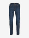 Jack & Jones Tmavomodré pánske džínsy úzkeho strihu Jack & Jones Glenn