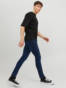 Jack & Jones Tmavomodré pánske džínsy úzkeho strihu Jack & Jones Glenn