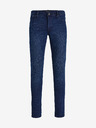 Jack & Jones Tmavomodré pánske džínsy úzkeho strihu Jack & Jones Glenn