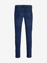 Jack & Jones Tmavomodré pánske džínsy úzkeho strihu Jack & Jones Glenn