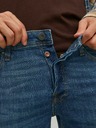 Jack & Jones Tmavomodré pánske džínsy úzkeho strihu Jack & Jones Glenn