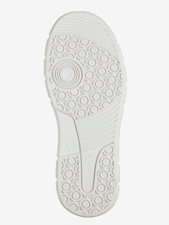 Tamaris Strieborné dámske tenisky na platforme Tamaris