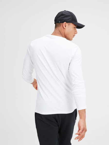 Jack & Jones Biele pánske základné tričko Jack & Jones